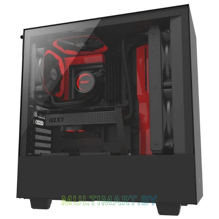 Корпус NZXT H500 Black/Red